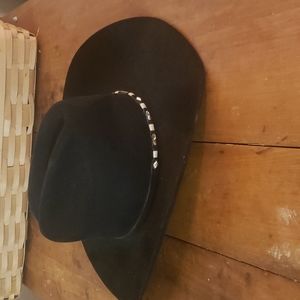 Resistol George Straight Cowboy Hat  7 3/8 Black